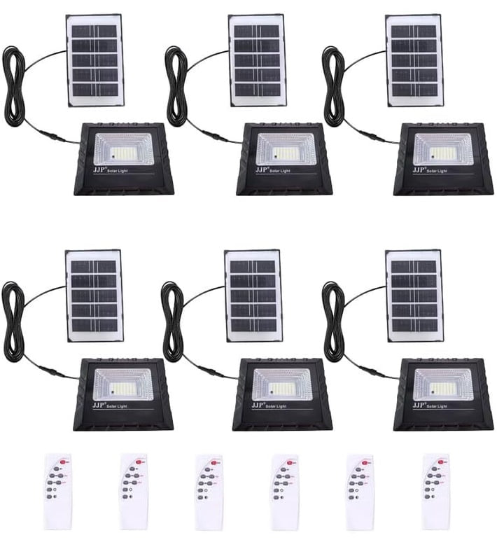 ☀️ 6x JJP J100 20W SOLAR FLOODLIGHTS - Full House Combo☀️