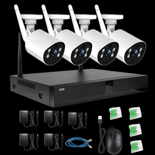 Sentinel 4-Camera Smart Wireless CCTV System - T1