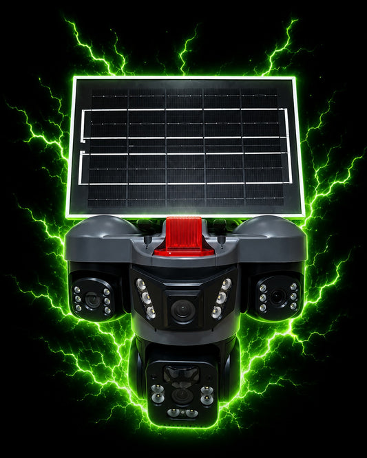 PRO 3-in-1 Solar WiFi Security Camera – Smart Protection,