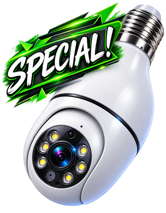 Smart Light Bulb Security Wifi Camera