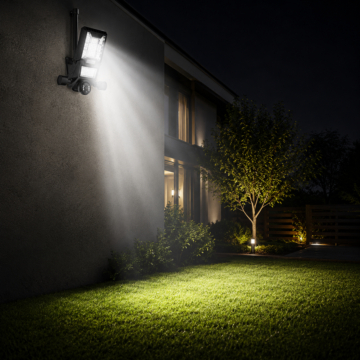 Sentinel Titan 3-Lens Solar Floodlight Camera