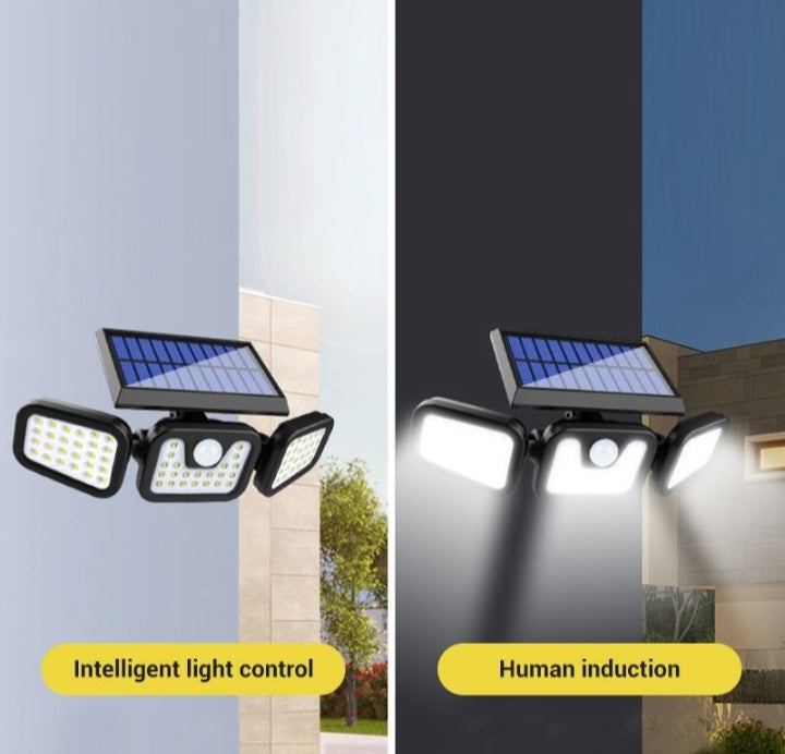 74-LED Solar 3 Head Wall Lamp 🔥Launch Special!!🔥